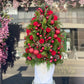Christmas Tree With Everlasting Roses