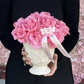 Pink Preserved Roses In A Vintage Vase V