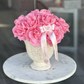 Pink Preserved Roses In A Vintage Vase V