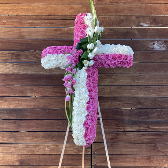 Pink And White Cross