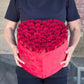 Fresh Roses In A Heart-Shape Box V