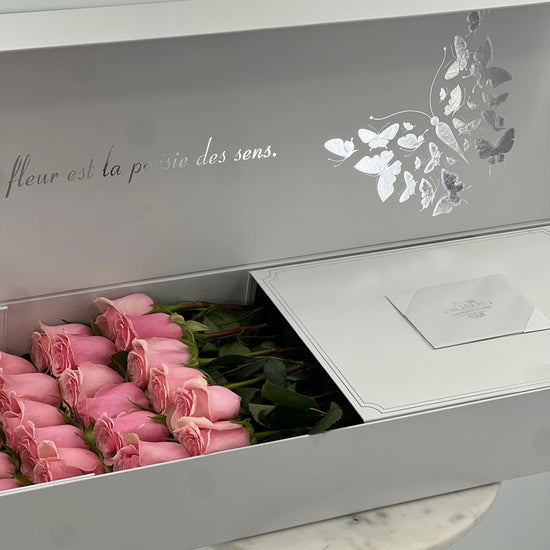 Pink Roses In A Box V